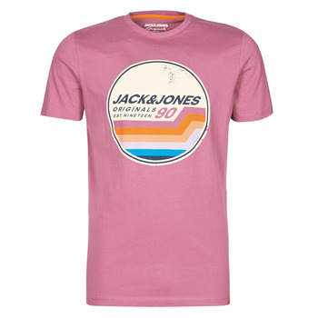 textil Herr T-shirts Jack & Jones JORTYLER Rosa