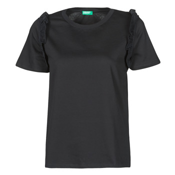 textil Dam T-shirts Benetton MARIELLA Svart