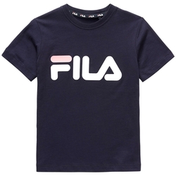 textil Barn T-shirts Fila 688021 Blå