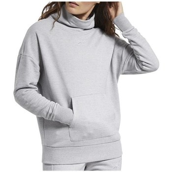textil Dam Sweatshirts Reebok Sport TE Textured Warm Coverup Grå