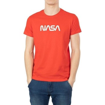 textil Herr T-shirts & Pikétröjor Nasa BIG WORM O NECK Röd