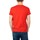 textil Herr T-shirts & Pikétröjor Nasa BASIC FLAG V NECK Röd
