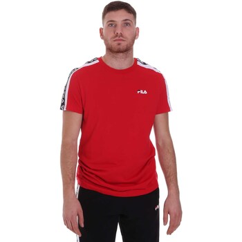 textil Herr T-shirts & Pikétröjor Fila 687700 Röd