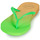 Skor Dam Flip-flops Havaianas SLIM GRADIENT Vit / Grön
