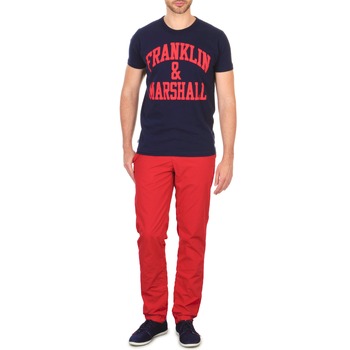 textil Herr Chinos / Carrot jeans Franklin & Marshall GLADSTONE Röd
