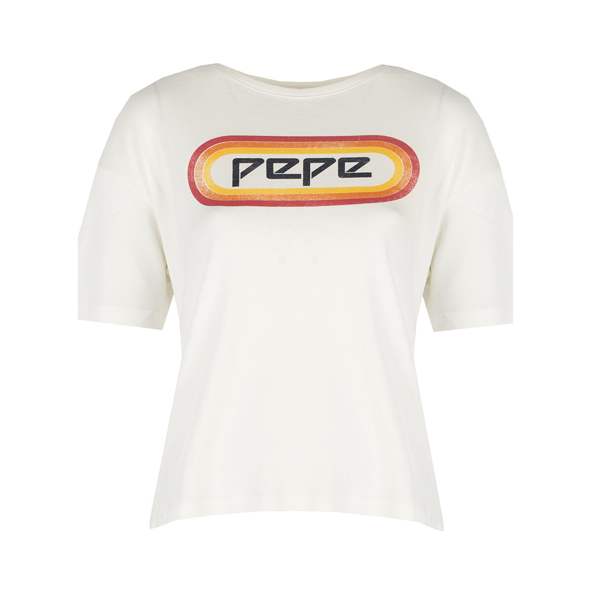 textil Dam T-shirts Pepe jeans PL504476 | Paula Beige