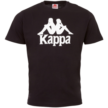 textil Pojkar T-shirts Kappa Caspar Kids T-Shirt Svart