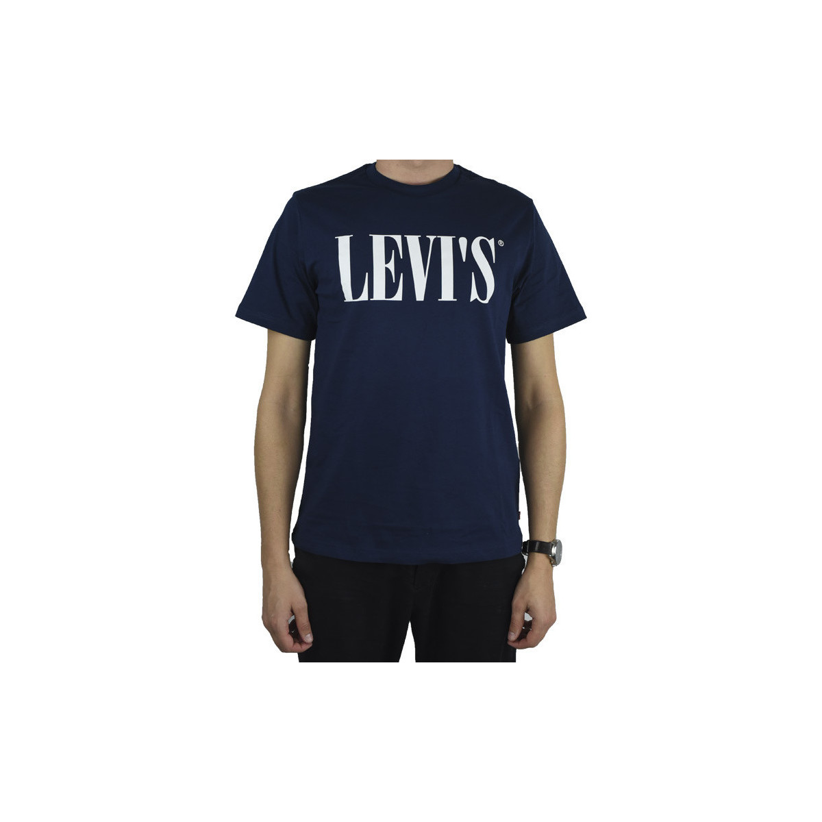 textil Herr T-shirts Levi's Relaxed Graphic Tee Blå