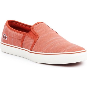 Skor Dam Sneakers Lacoste Gazon Orange