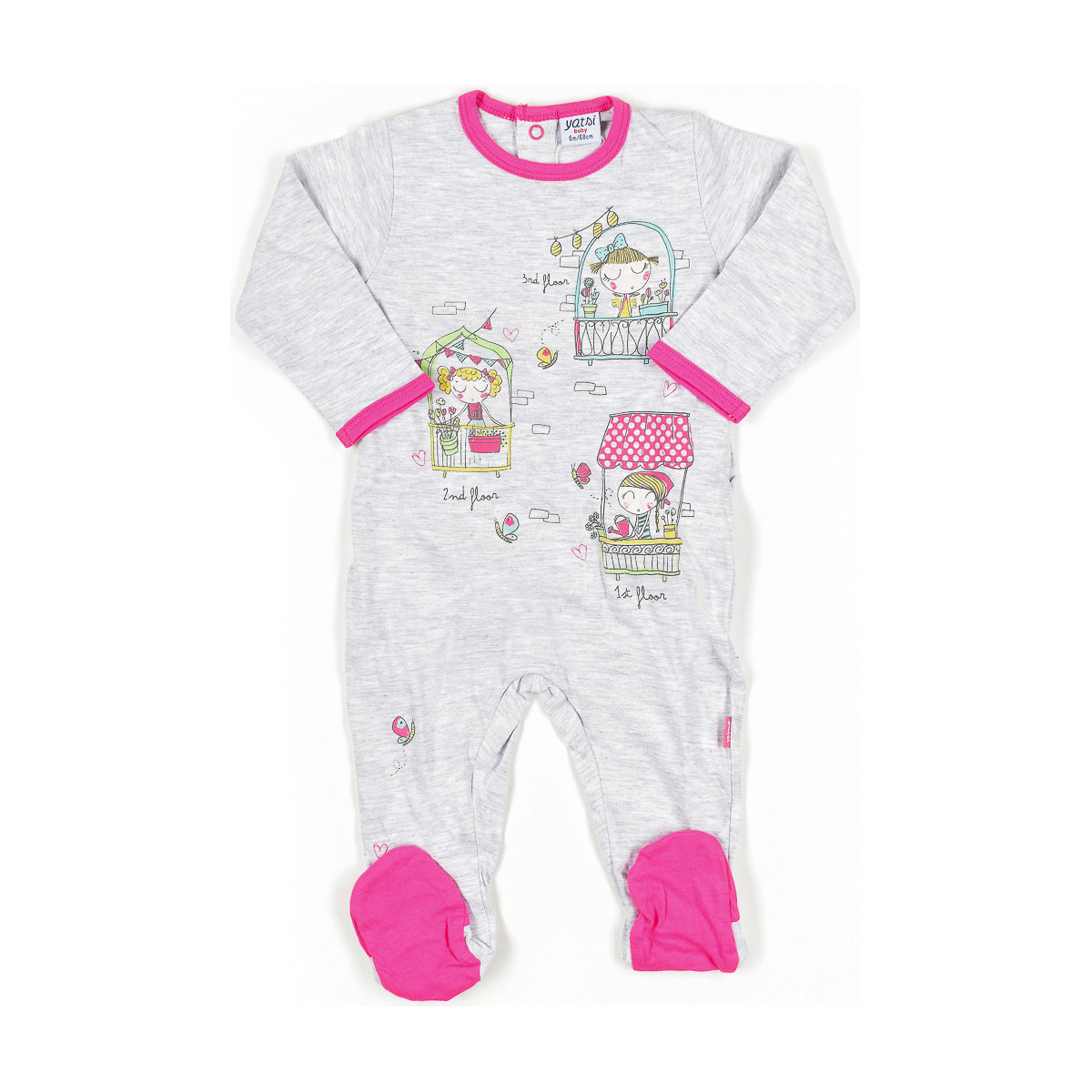 textil Barn Pyjamas/nattlinne Yatsi 18105075-GRISVIGCLARO Flerfärgad