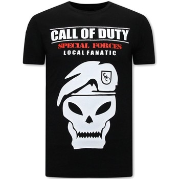 textil Herr T-shirts Local Fanatic Tryck Call Of Duty Svart
