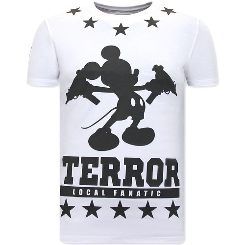 textil Herr T-shirts Local Fanatic Terror Mouse Vit