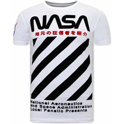 textil Herr T-shirts Local Fanatic NASA Vit
