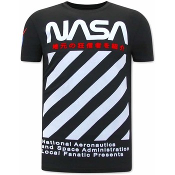 textil Herr T-shirts Local Fanatic NASA Svart