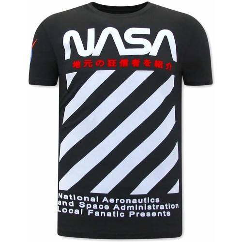 textil Herr T-shirts Local Fanatic NASA Svart