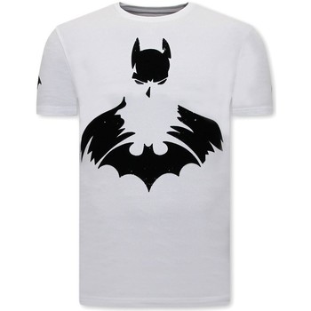 textil Herr T-shirts Local Fanatic Bat Print Vit