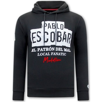 textil Herr Sweatshirts Local Fanatic Huv Pablo Escobar Svart