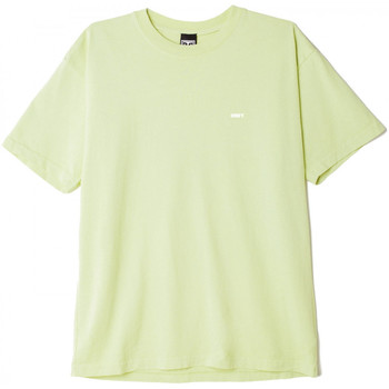 textil Herr T-shirts & Pikétröjor Obey bold Grön