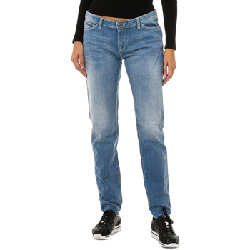 textil Dam Byxor Armani jeans 3Y5J06-5D1EZ-1500 Blå