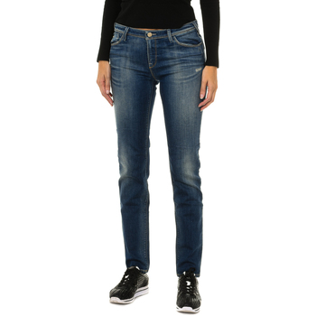 textil Dam Byxor Armani jeans 3Y5J28-5D1MZ-1500 Blå