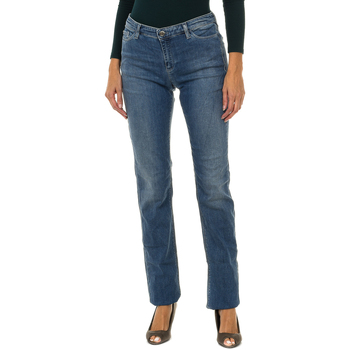 textil Dam Byxor Armani jeans 3Y5J85-5D0SZ-1500 Blå