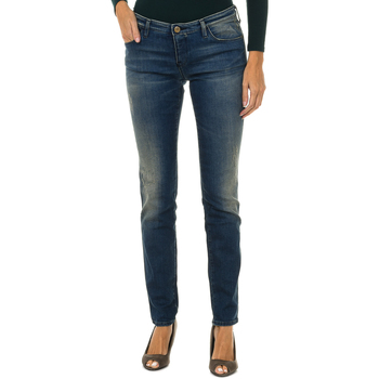textil Dam Byxor Armani jeans 6X5J06-5D06Z-1500 Blå
