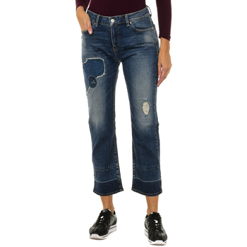 textil Dam Byxor Armani jeans 6Y5J06-5D2XZ-1500 Blå