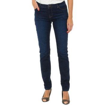 textil Dam Byxor Armani jeans 7V5J23-5D67Z-1500 Blå