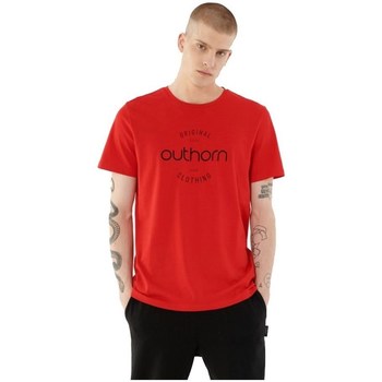textil Herr T-shirts Outhorn TSM600A Röd