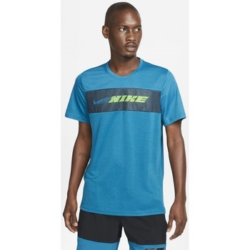 textil Herr T-shirts Nike CAMISETA MANGA CORTA HOMBRE  CZ1496 Blå