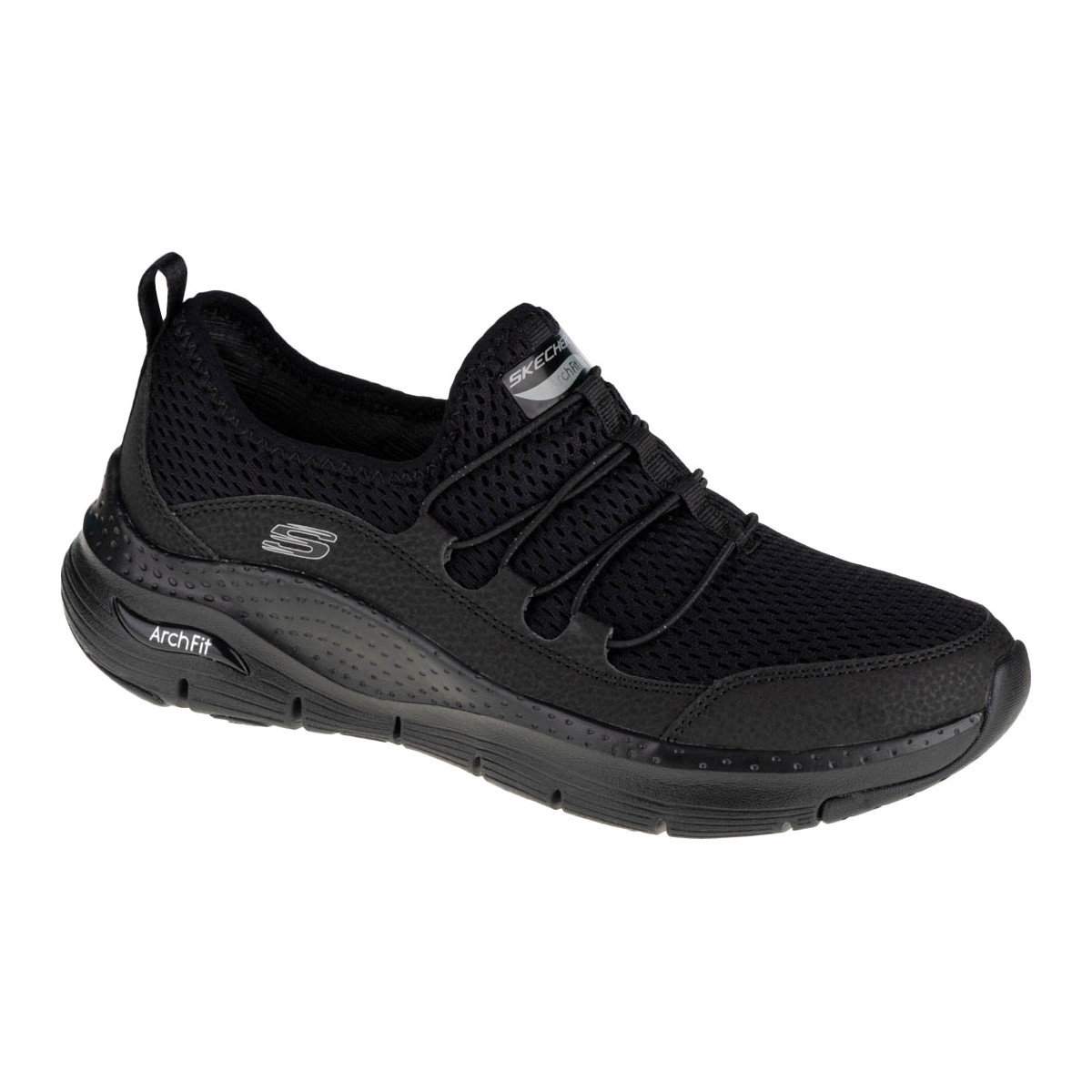 Skor Dam Sneakers Skechers Arch Fit Lucky Thoughts Svart