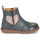 Skor Flickor Boots Bisgaard MAGGIE Marin / Silver