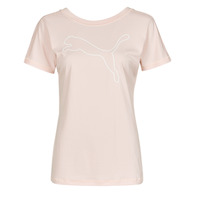 textil Dam T-shirts Puma TRAIN FAVORITE JERSEY CAT TEE Rosa