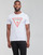 textil Herr T-shirts Guess CN SS ORIGINAL LOGO TEE Vit