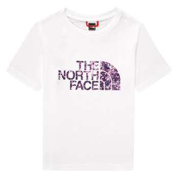 textil Flickor T-shirts The North Face EASY BOY TEE Vit