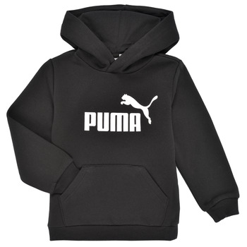 textil Pojkar Sweatshirts Puma ESSENTIAL BIG LOGO HOODIE Svart