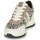 Skor Dam Sneakers Geox TABELYA Vit / Svart / Silver