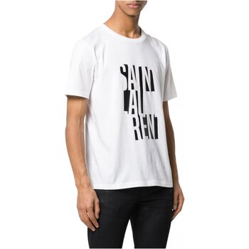 textil Herr T-shirts Yves Saint Laurent BMK577121 Vit