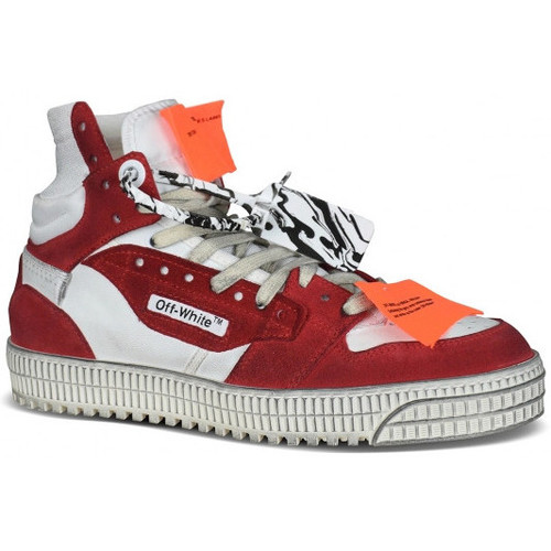 Skor Herr Sneakers Off-White  Röd