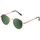 Klockor & Smycken Solglasögon Twig DELACROIX Grön
