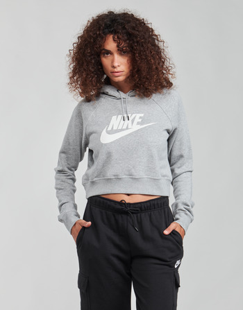 textil Dam Sweatshirts Nike NIKE SPORTSWEAR ESSENTIAL Grå / Vit