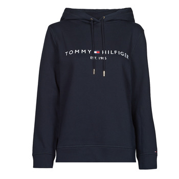 textil Dam Sweatshirts Tommy Hilfiger HERITAGE HILFIGER HOODIE LS Blå