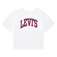 textil Flickor T-shirts Levi's SS RGLAN HGH RISE TE SHIRT Vit