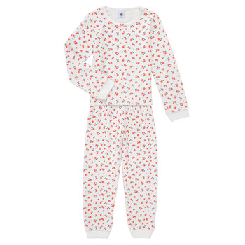 textil Flickor Pyjamas/nattlinne Petit Bateau NELOU Flerfärgad