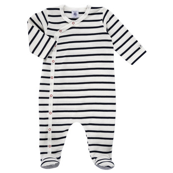 textil Barn Pyjamas/nattlinne Petit Bateau ONZER Vit / Marin