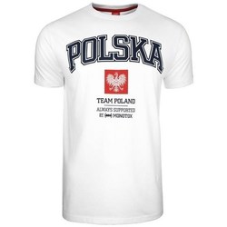 textil Herr T-shirts Monotox Polska College Vit