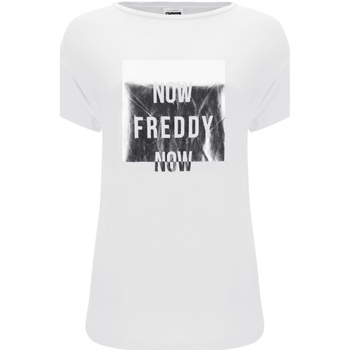 textil Dam T-shirts Freddy S1WSDT3 Vit