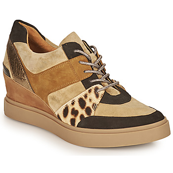 Skor Dam Sneakers Mam'Zelle PERRY Beige / Svart / Leopard