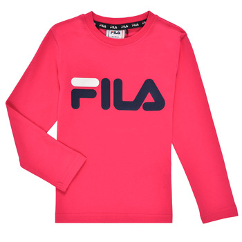 textil Flickor Långärmade T-shirts Fila ESPIN Rosa