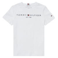 textil Pojkar T-shirts Tommy Hilfiger SELINERA Vit